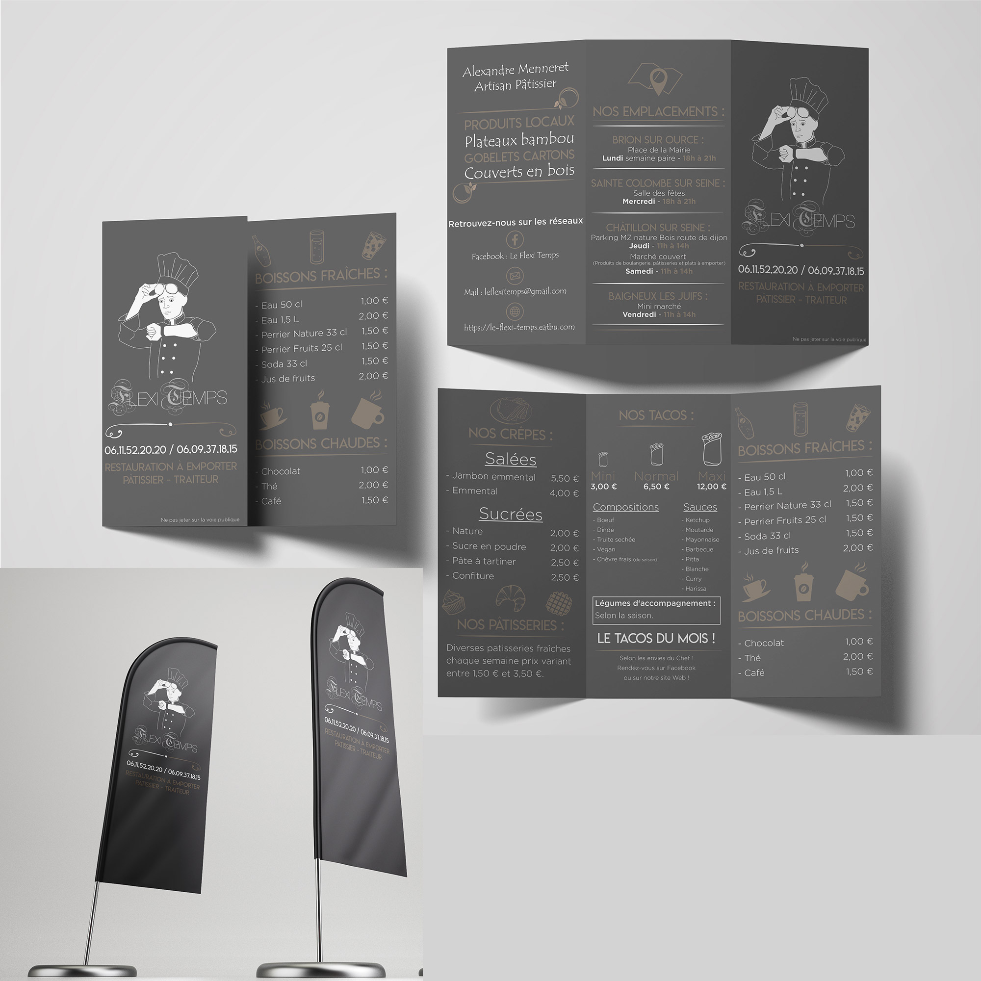 Flyer + Drapeau FoodTruck