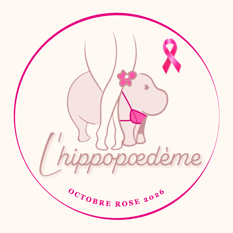 Logo Octobre Rose de L'hippopœdème